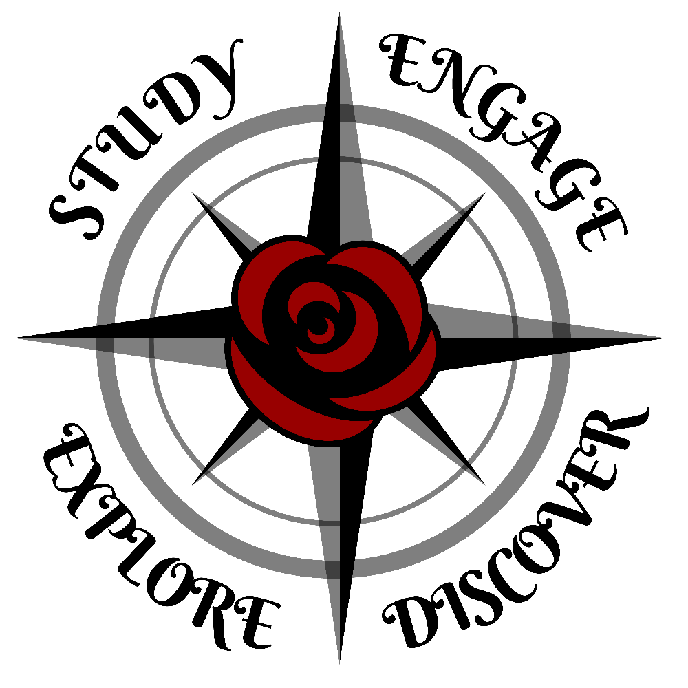 Black Compass Rose